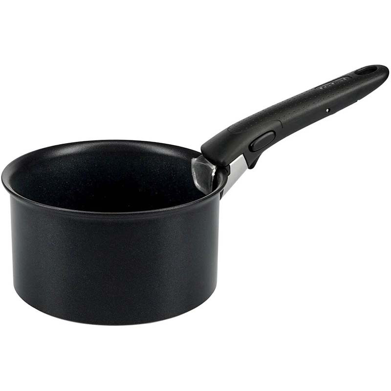 2 Casseroles Tefal Antiadhésives Avec Poignée 16/20 cm Noir (L6549503)