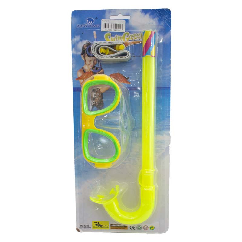 Set Masque De Plage Jaune
