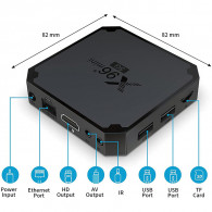 Box TV Android X96 Mini 5G Double Wifi 4K 2Go 16Go + Iptv 15M Box TV Android X96 Mini 5G Double Wifi 4K 2Go 16Go + Iptv 15M