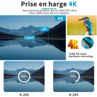 Box TV Android X96 Mini 5G Double Wifi 4K 2Go 16Go + Iptv 15M Box TV Android X96 Mini 5G Double Wifi 4K 2Go 16Go + Iptv 15M