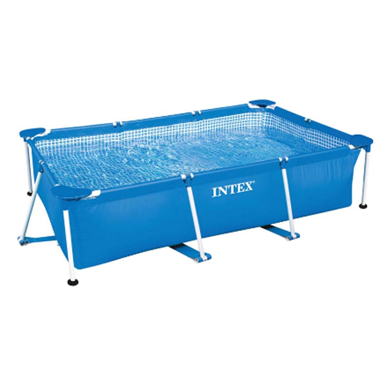 Piscine Métal Rectangulaire 2300L Bleu