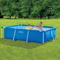 Piscine Métal Rectangulaire 2300L Bleu