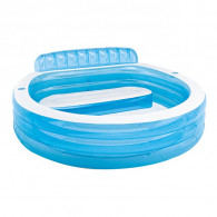 Piscine Familiale Gonflable Avec Banc Intégré