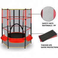 Trampoline de 139,7 cm Pour Enfants Avec Filet de Protection Trampoline de 139,7 cm Pour Enfants Avec Filet de Protection