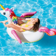Licorne Gonflable Intex Blanc