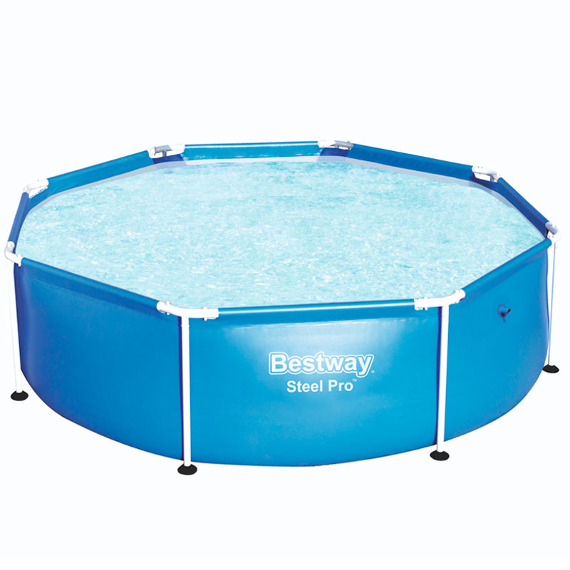 Piscine Frame Ronde Bestway 244 x 61 cm Avec Filtre Piscine Bleu Piscine Frame Ronde Bestway 244 x 61 cm Avec Filtre Piscine Bleu