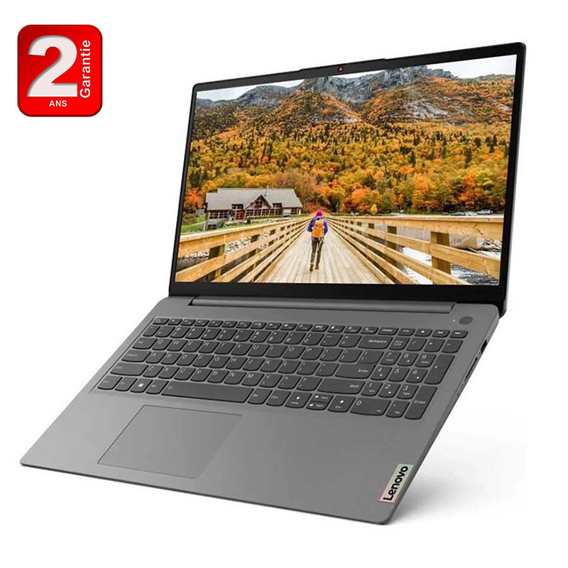 Pc Portable Lenovo Ideapad 3 AMD Ryzen™ 3 8Go 512Go SSD Gris (82KR001GFE)
