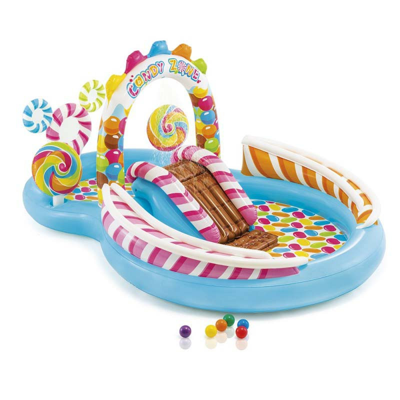 Aire De Jeux Gonflable "Royaume Des Bonbons" Intex