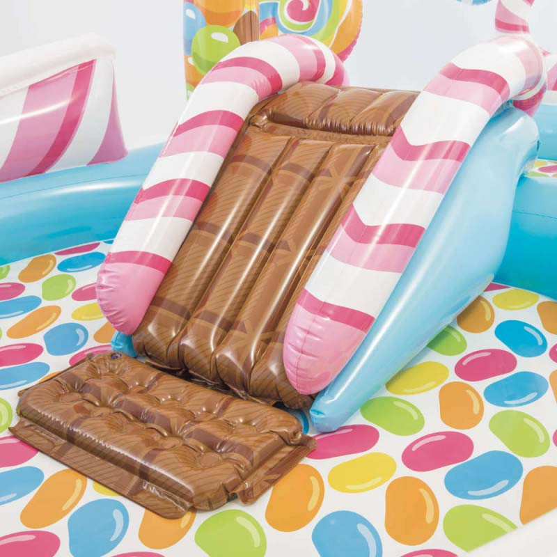 Aire De Jeux Gonflable "Royaume Des Bonbons" Intex