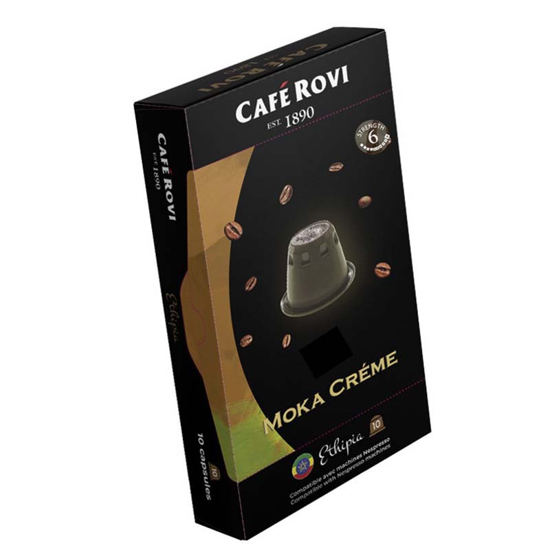 Paquet De 10 Capsules Rovi Moka Crème