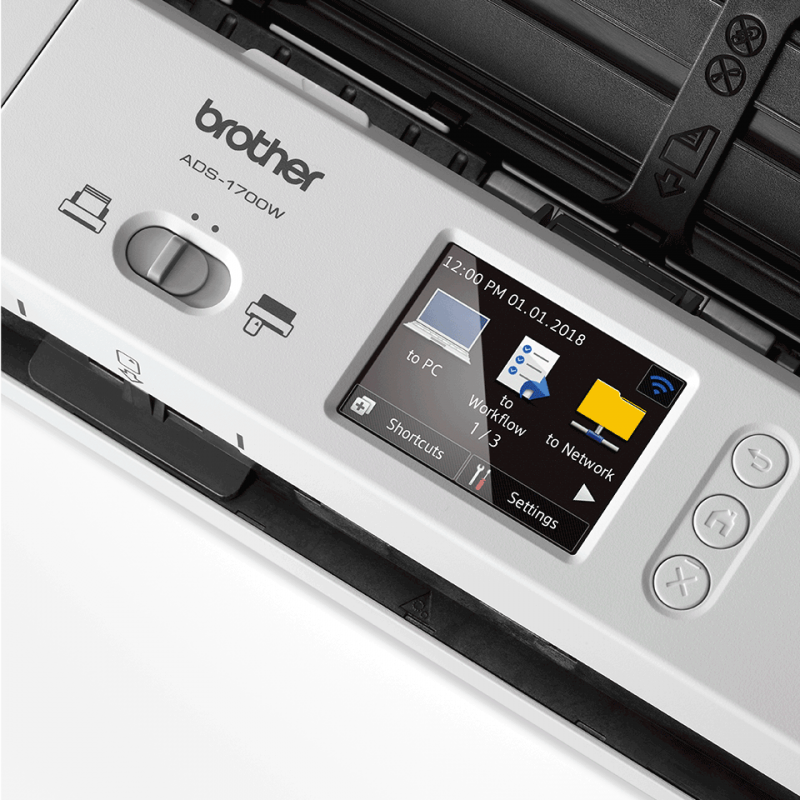 Scanner De Document Brother Recto-Verso Blanc (ADS1700W)