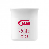 Mini Clé USB Team Group C151 8 Go USB 2.0 Blanc