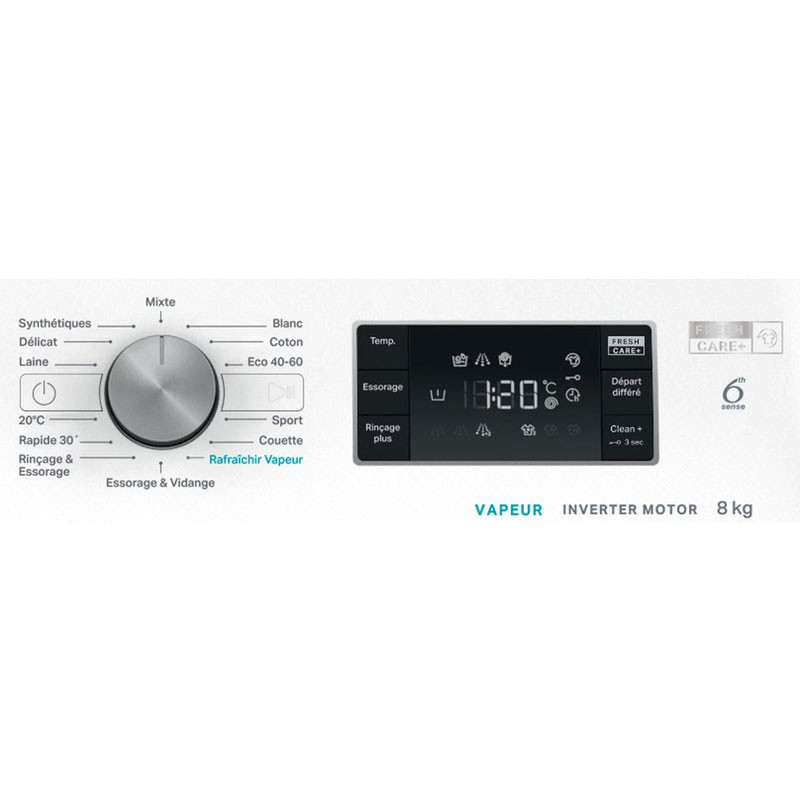Machine A laver Fontale Whirlpool 8Kg Blanc