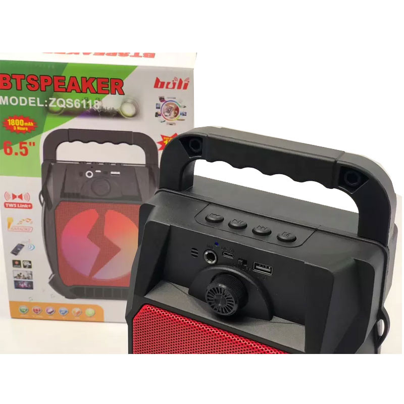 Speacker Bluetooth Avec Micro Rouge