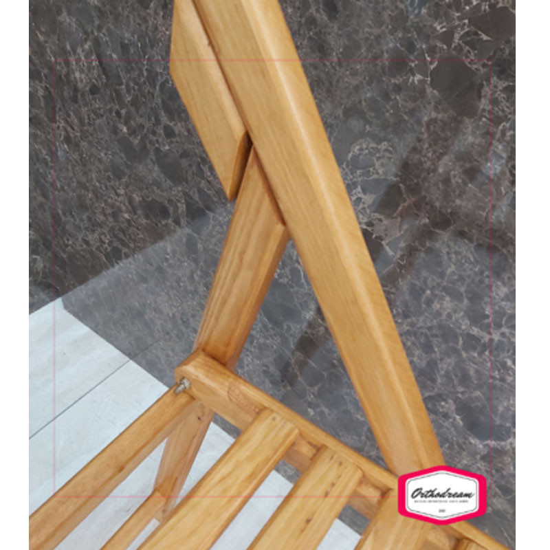 Chaise Pliante Orthodream En Bois Naturelle