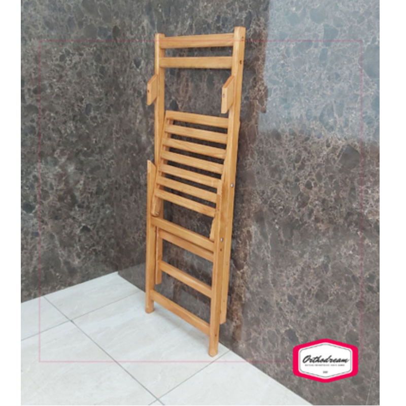 Chaise Pliante Orthodream En Bois Naturelle