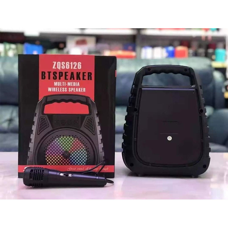 Haut Parleur Bluetooth Karaoke Plus Micro Noir