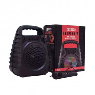 Haut Parleur Bluetooth Karaoke Plus Micro Noir