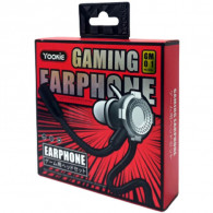 Écouteur Gaming Avec Micro Yookie Noir & Rouge