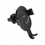 Support de voiture et Chargeur Sans fil Hoco CW17 Noir