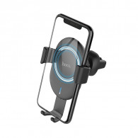Support de voiture et Chargeur Sans fil Hoco CW17 Noir