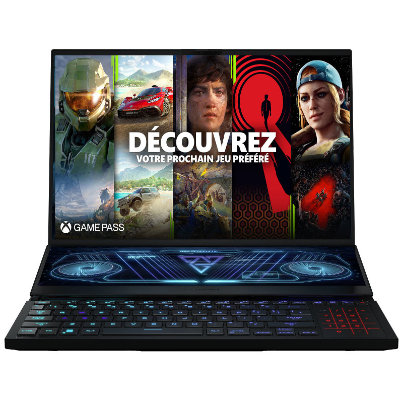Pc Portable Asus  ROG Zephyrus DUO 16 AMD Ryzen 7 32Go 512Go SSD Noir (GX650RW-LS052W)