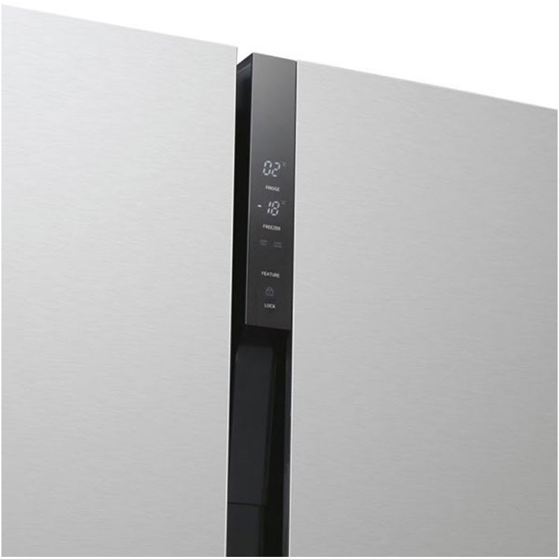 Réfrigérateur Hoover 432 Litres Nofrost Silver (HSC818EXWD)