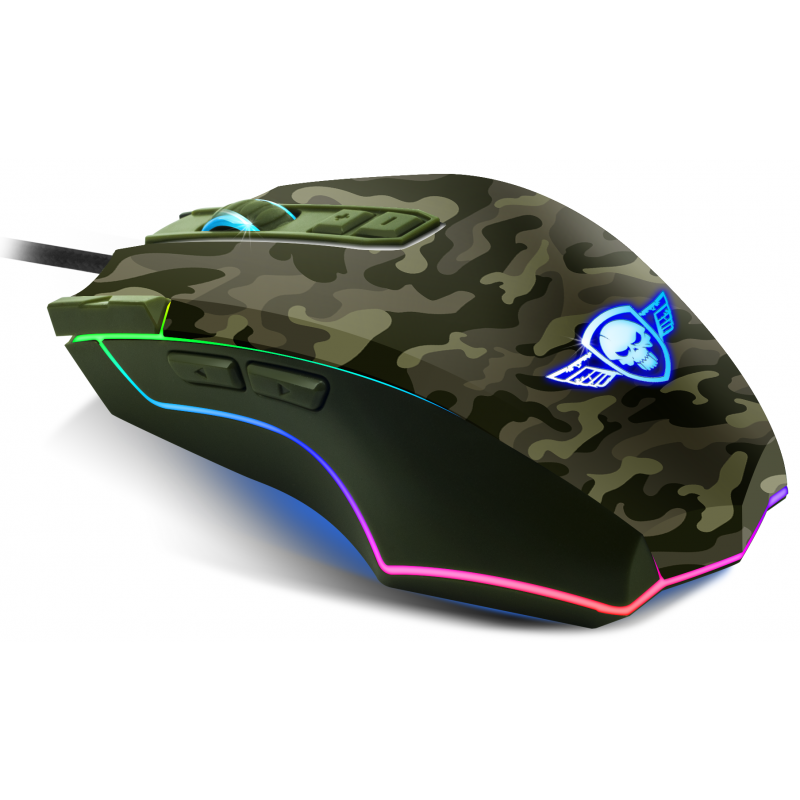 Souris Gaming Spirit Of Gamer Elite M50 Army Vert