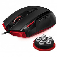 Souris Gaming Spirit Of Gamer + Tapis Pro Noir & Rouge