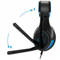 Micro Casque Gamer Spirit of Gamer Elite H20 Noir & Bleu