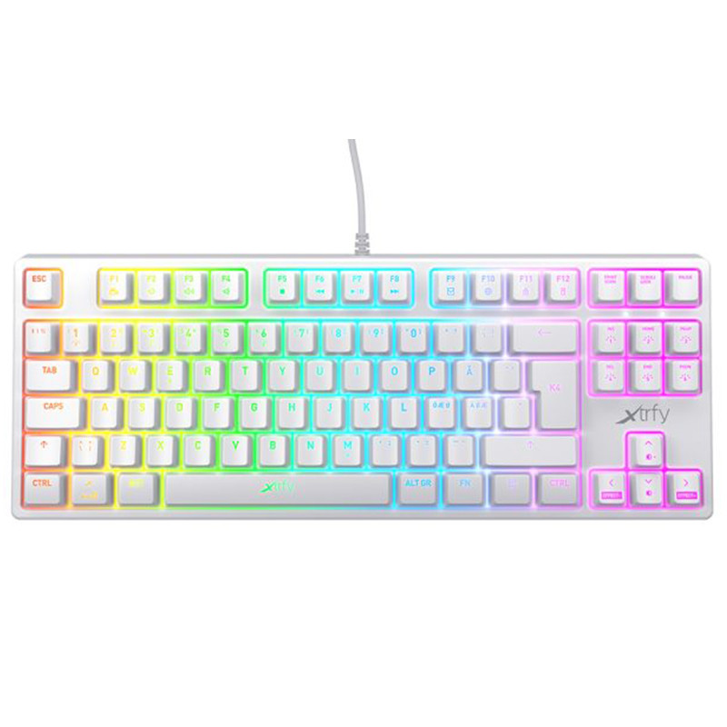 Clavier Gaming Mécanique Xtrfy K4 TKL Blanc Clavier Gaming Mécanique Xtrfy K4 TKL Blanc
