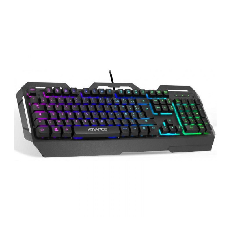 Clavier Gaming Semi-Mécaniques Advance GTA 250 RGB Noir