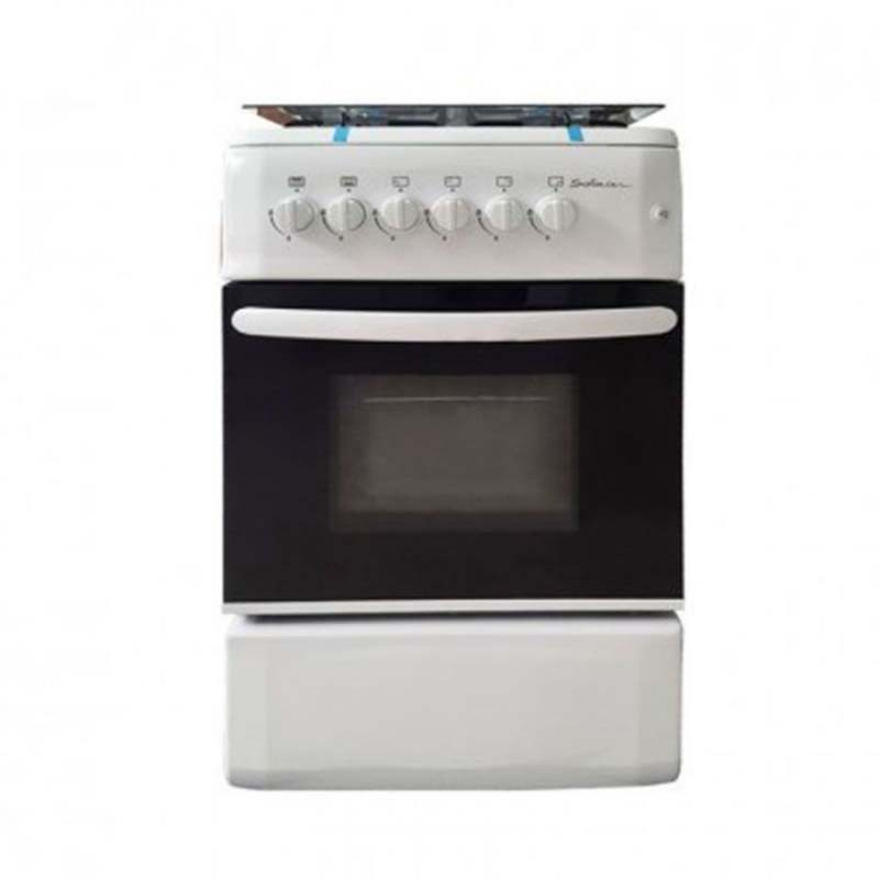 Cuisinière à Gaz SOTACER F5S40G2 55cm 4 Feux Blanc Tunisie