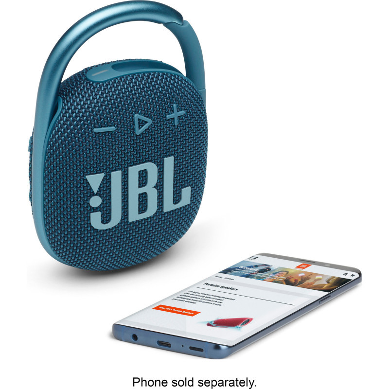 Haut Parleur Portable Bluetooth JBL Clip 4 Étanche Bleu