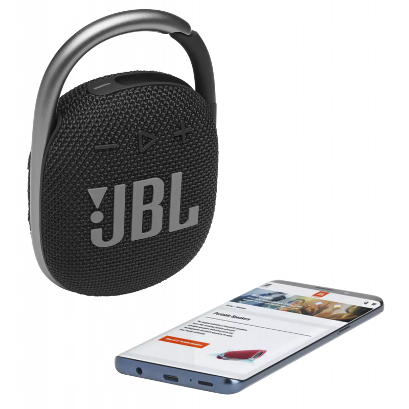 Haut Parleur Portable Bluetooth JBL Clip 4 Étanche Noir