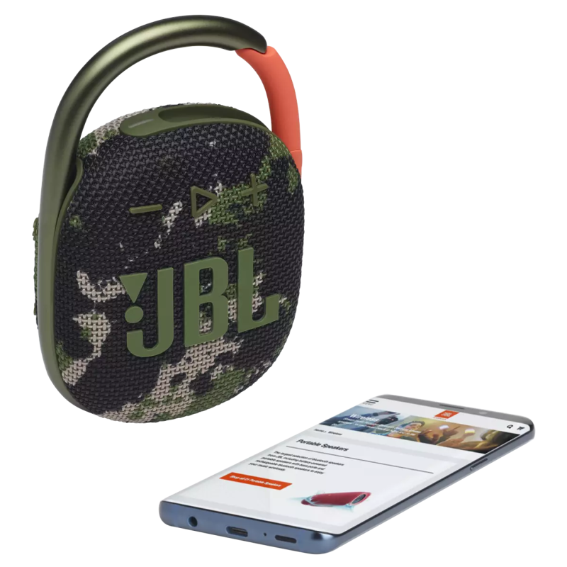 Haut Parleur Portable Bluetooth JBL Clip 4 Étanche Squad