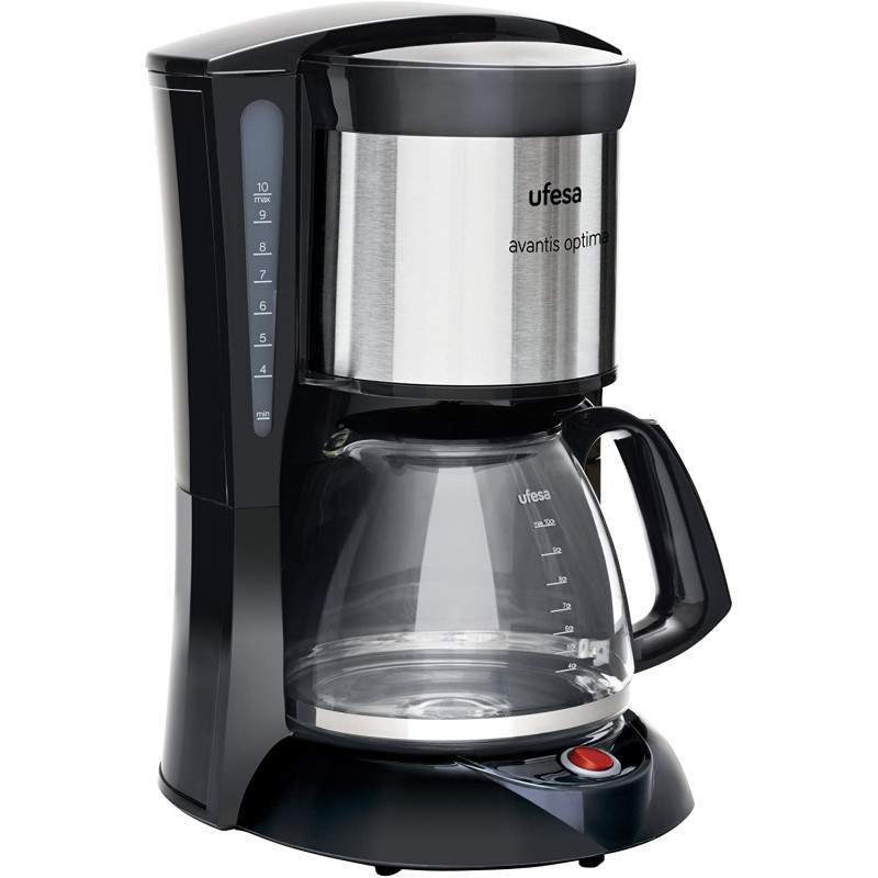 Cafetière Ufesa Avantis Optima Inox 1L Noir - CG7232