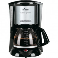 Cafetière Ufesa Avantis Optima Inox 1L Noir - CG7232 Cafetière Ufesa Avantis Optima Inox 1L Noir - CG7232
