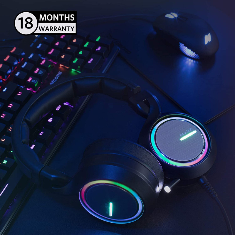 Casque-Micro Gaming Abkoncore B1000R Noir