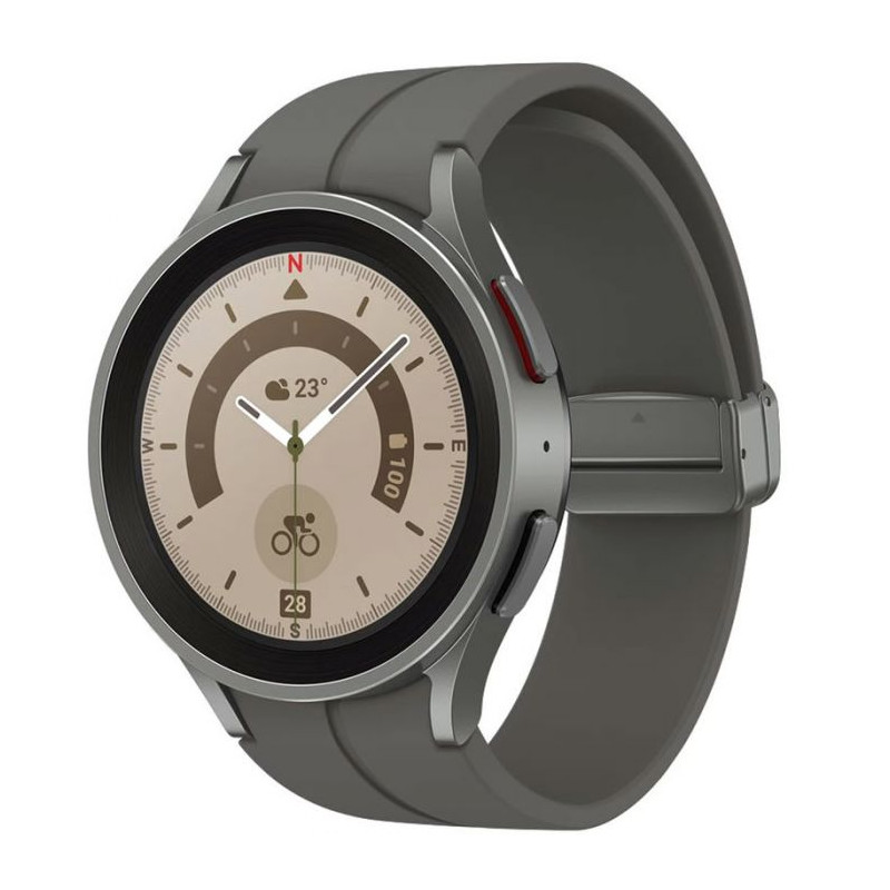 Montre Connectée Samsung Galaxy Watch 5 Pro 45 Mm Gris Montre Connectée Samsung Galaxy Watch 5 Pro 45 Mm Gris