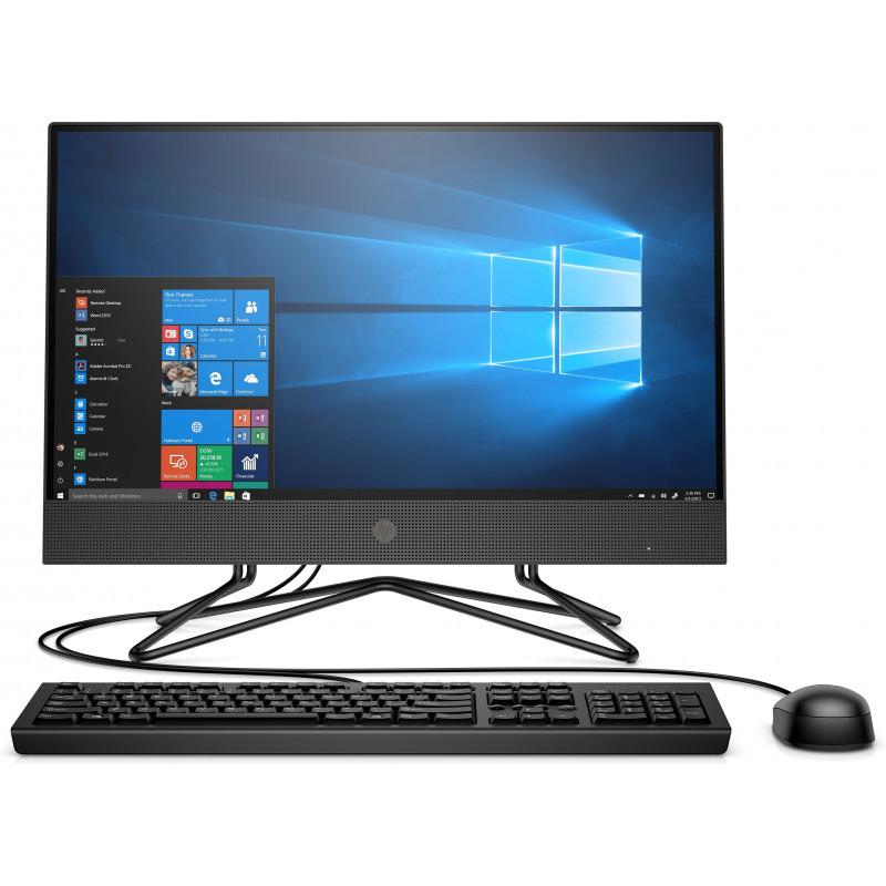 Pc de Bureau All In One HP 200 G4 22 i5 10Gén 4Go 1To Noir (295D6EA)