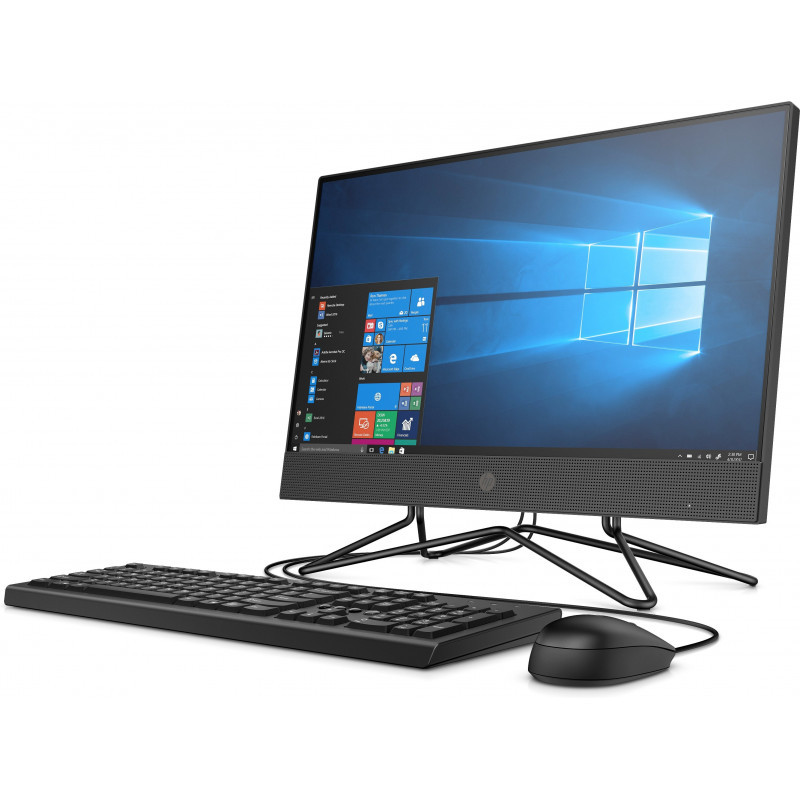 Pc de Bureau All In One HP 200 G4 22 i5 10Gén 4Go 1To Noir (295D6EA)