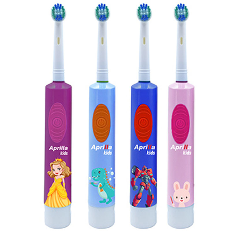 Brosse À Dents Aprilla Avec Batterie Pour Enfant Blanc