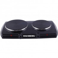 Plaque De Cuisson Électrique Hausberg 2500W Noir