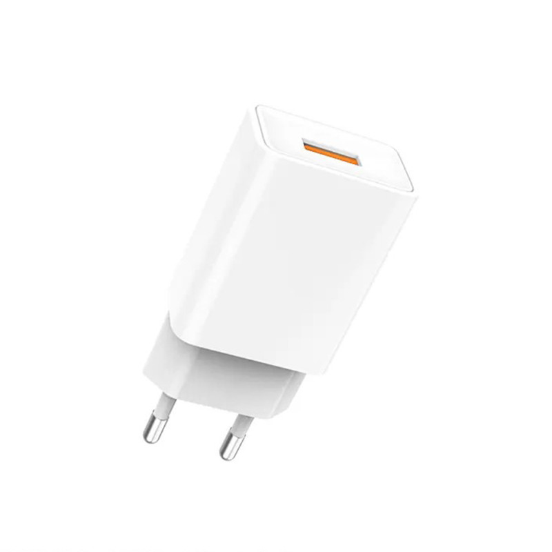 Chargeur Denmen DC01V + Câble USB Vers Type-C Blanc