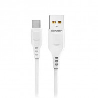 Chargeur Denmen DC01V + Câble USB Vers Type-C Blanc Chargeur Denmen DC01V + Câble USB Vers Type-C Blanc