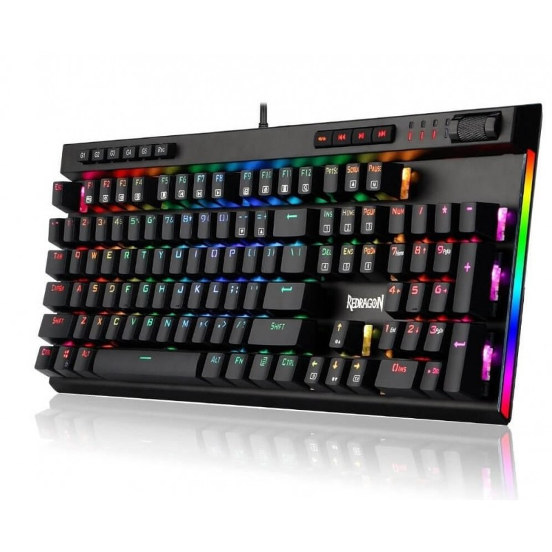 Clavier Gaming Mécanique Redragon Vata K580 Full RGB Noir