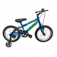 Bicyclette PRADO SNIPER 16" Pour Garçon Bleu & Vert