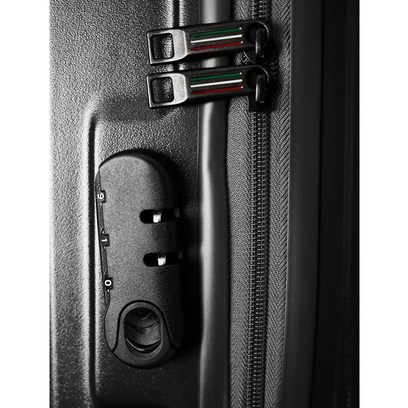 Set De Trois Valises Francesco Ferellino Incassable Noir