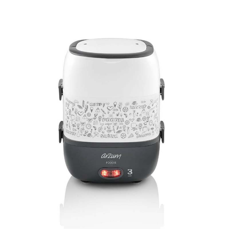 Boîte à Lunch Moderne Foodie Arzum Blanc (AR1073)